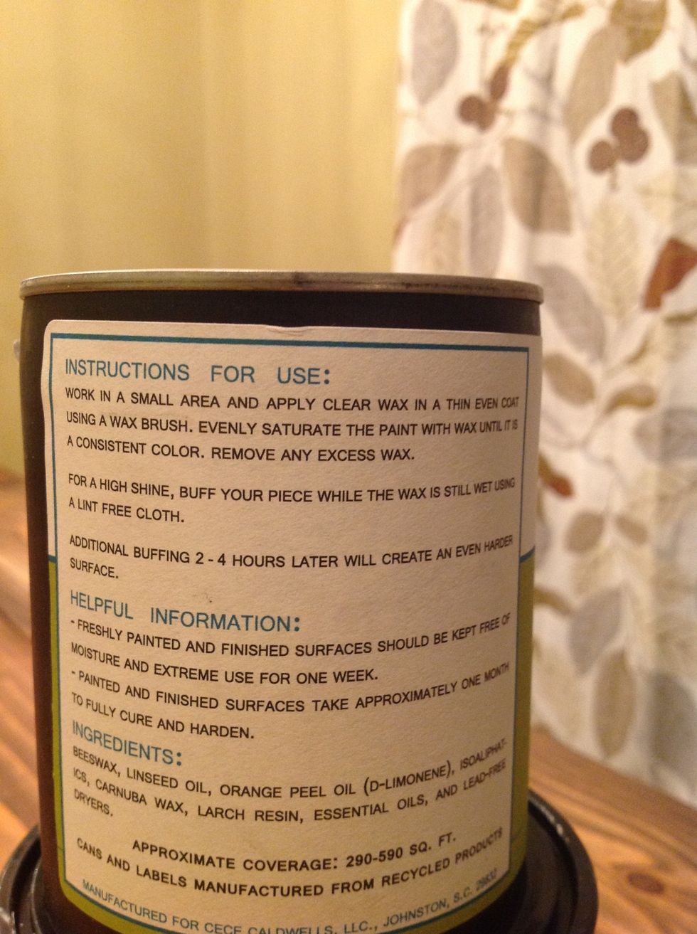 Following the instructions on your wax, buff when ready.