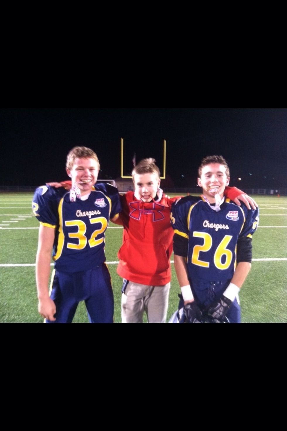 Football allows me to preform what I love to do and do and work hard to find my way to success