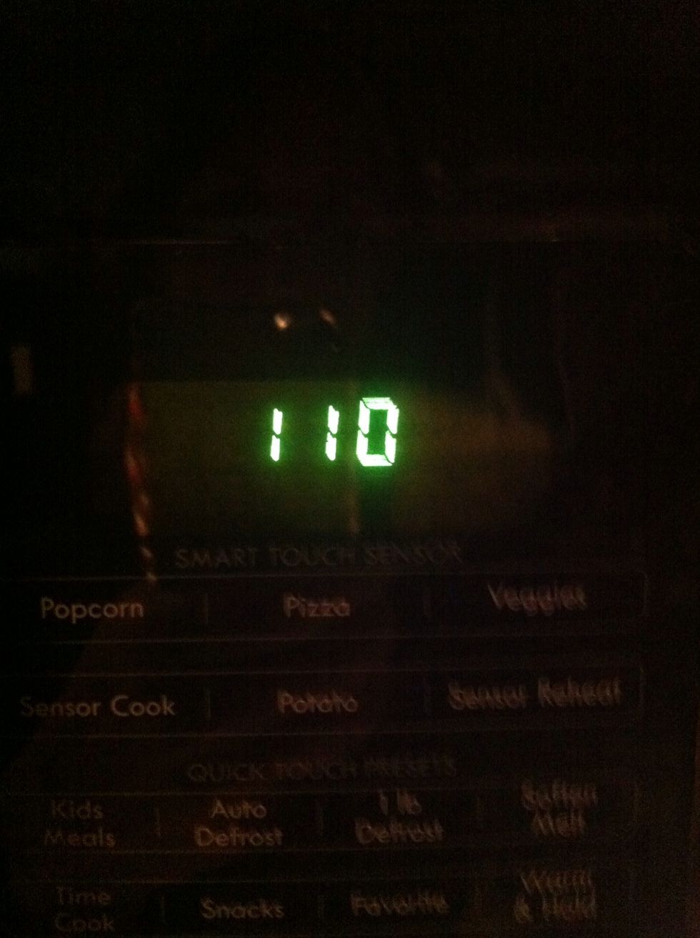 For 1 min 10 sec