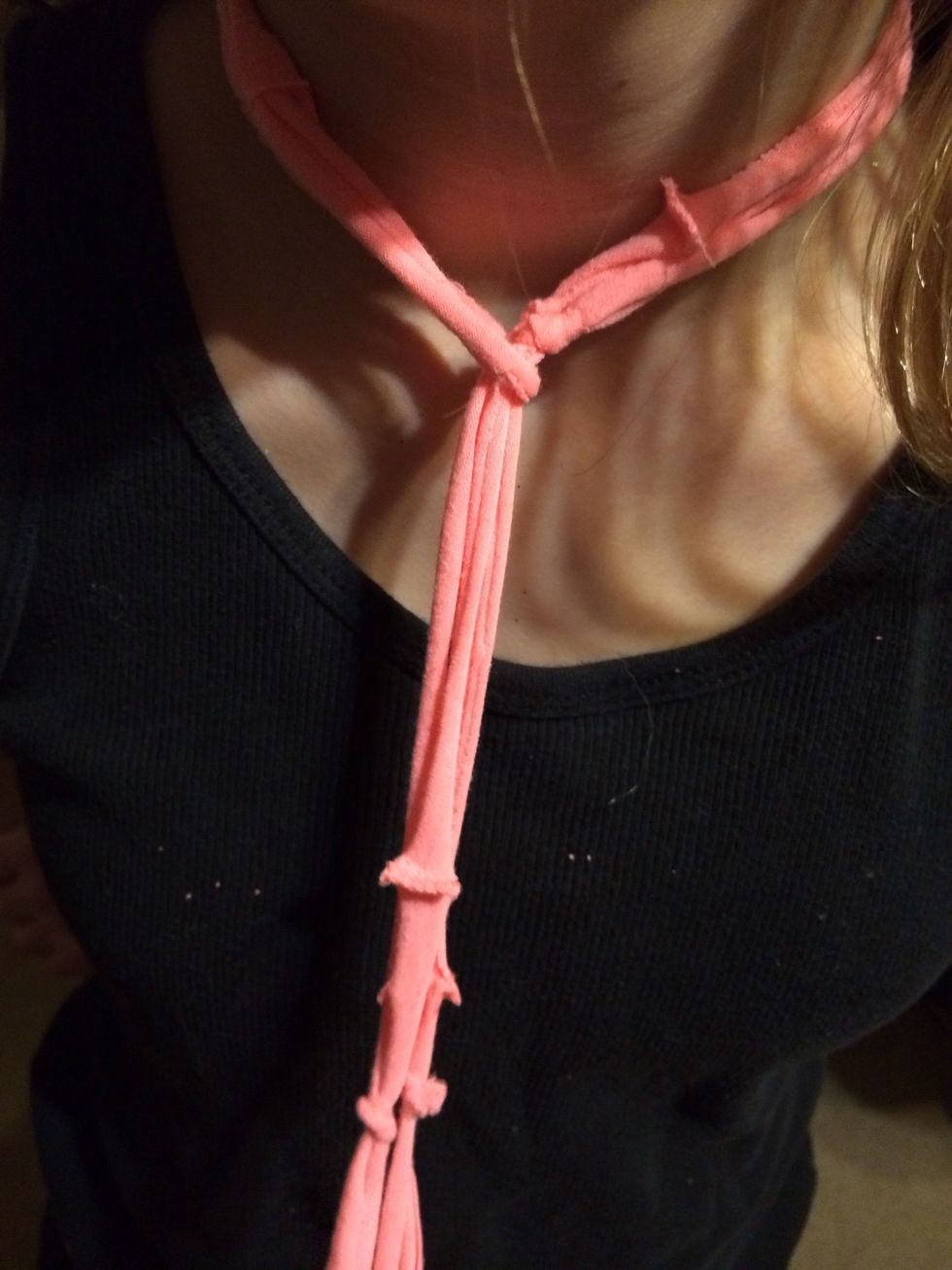 For a choker chain look.