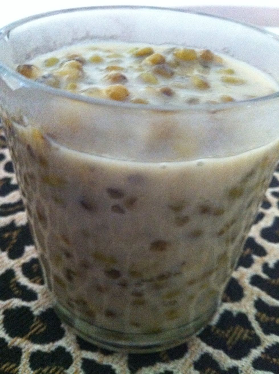 For a difference try this with red beans or azuki beans. Bear in mind this is a hard bean. Soak it overnight with 2 to 3 parts water to the bean. You can also try this with dark brown sugar.