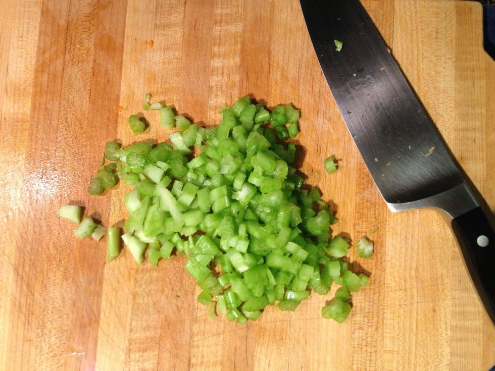 For a smoother soup, keep the dice fine