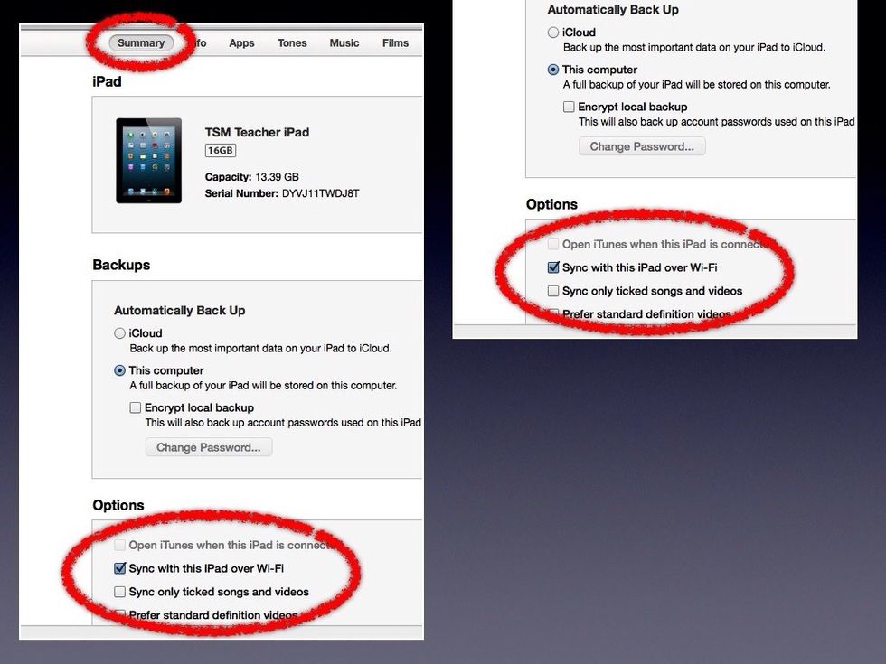For all iPads that need to communicate, enable 'Sync with this iPad over Wi-Fi' in iTunes on your Mac. You will need to connect each iPad by cable the first time to set this up.