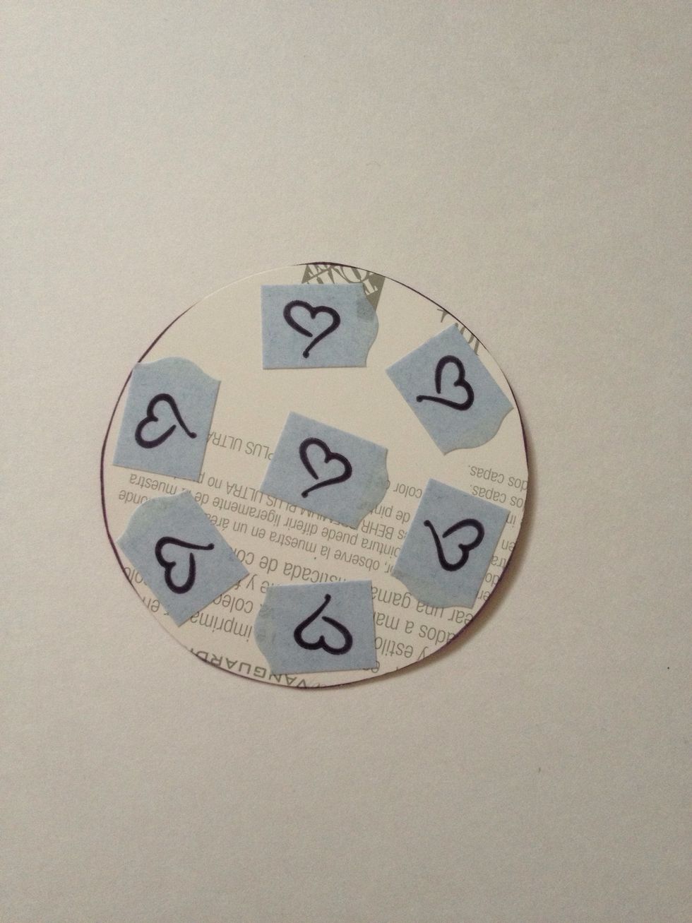 For all other ones, now you get to put the sticky things all over the back.