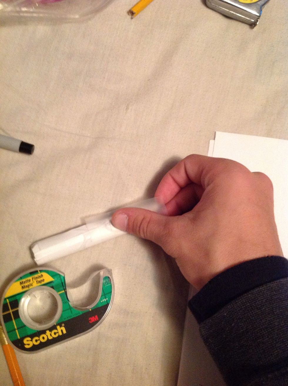For both tubes try to put a couple layers if tape length wise because you don't want them to rip or tear.