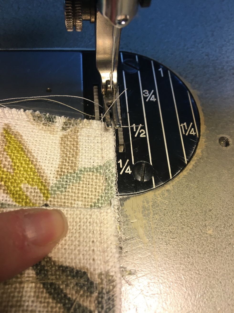 For BOTH versions: Stay-stitch where the folded flap overlaps the zipper flange.