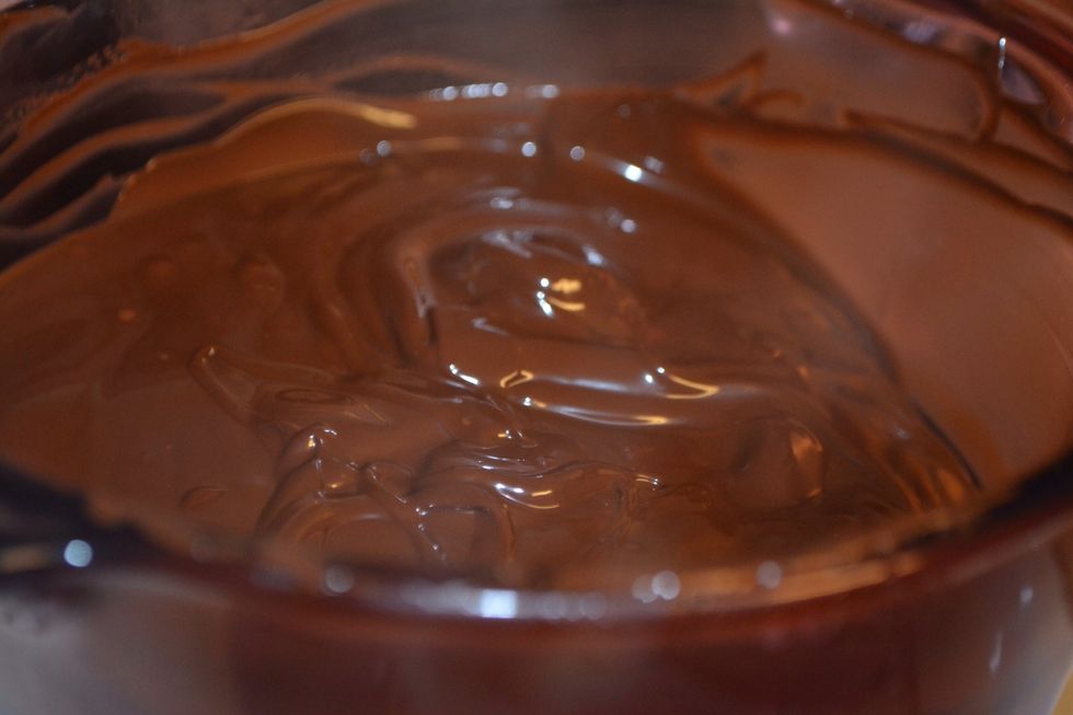 For chocolate covered apples: Heat chocolate chips in a bowl over boiling water, stir often.