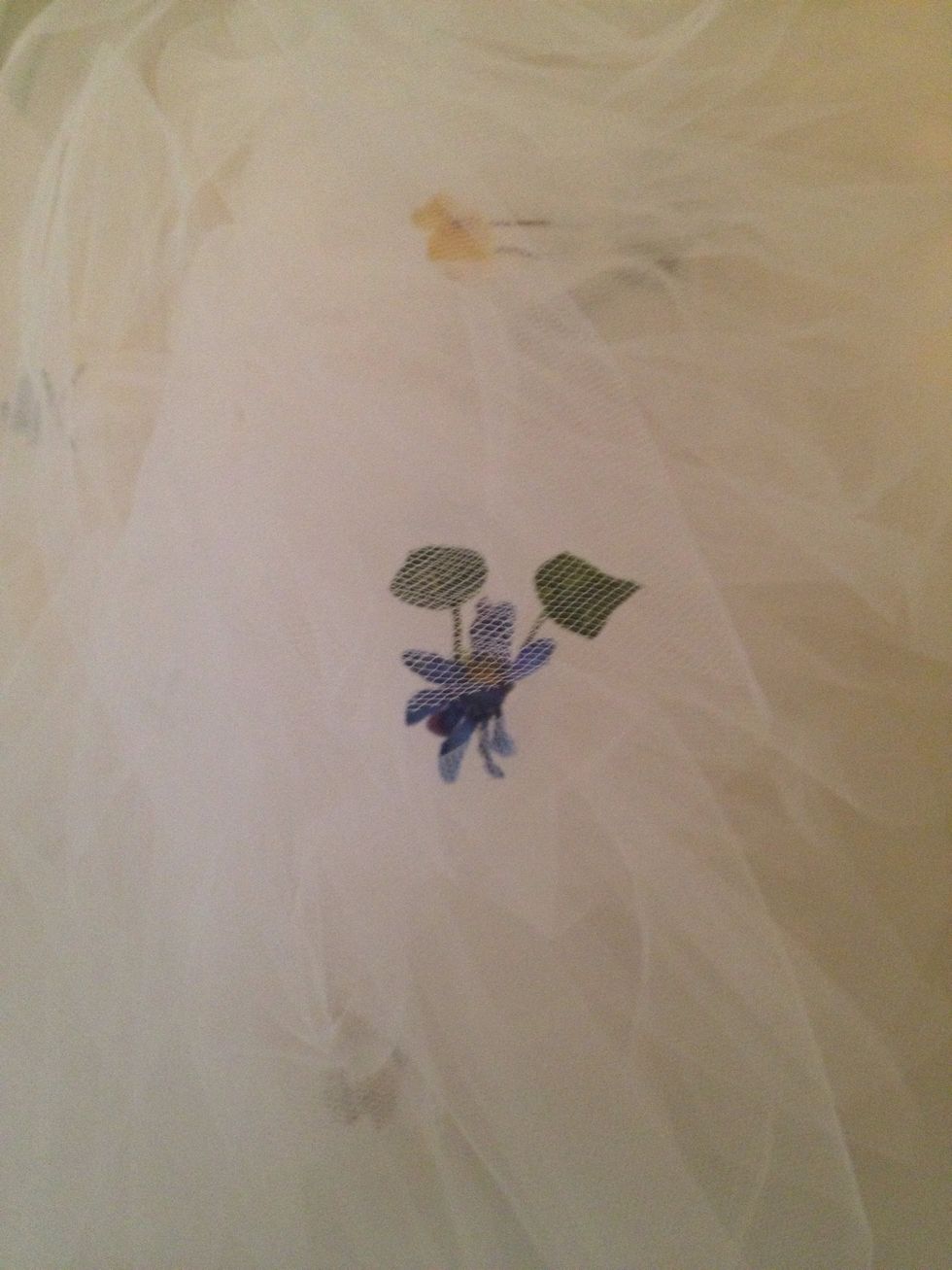 For decor - stitch on flowers or stars or skulls or ... Whatever your hearts content! You can use different colors of tulle as well which makes it more fun.