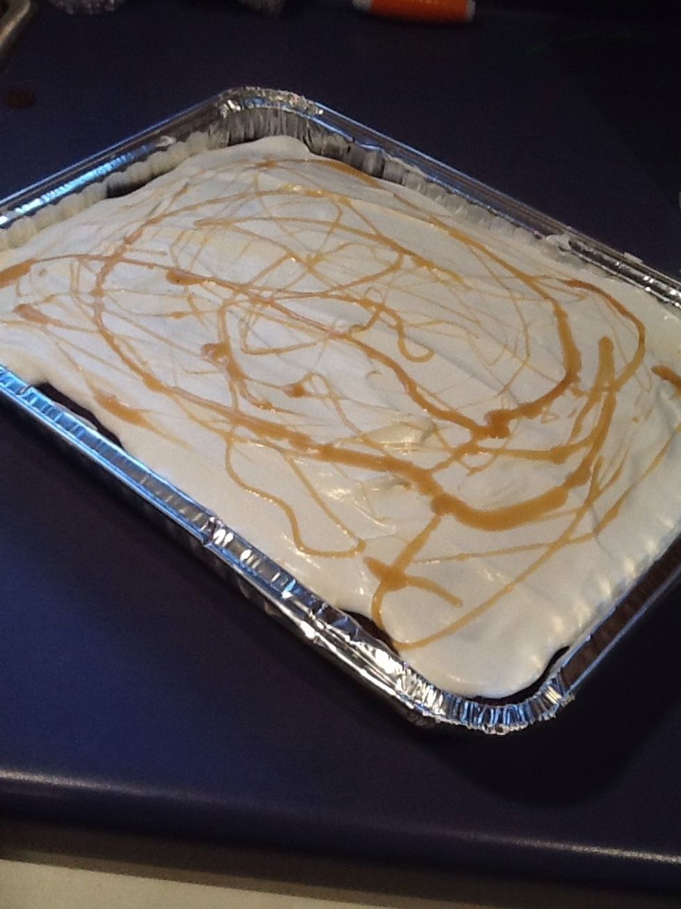 For decoration I drizzled some extra Carmel on top :)