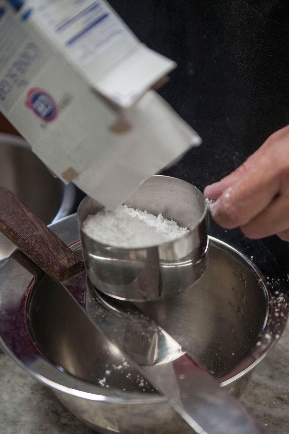For each icing mix together the powdered sugar, vanilla, corn syrup and water.