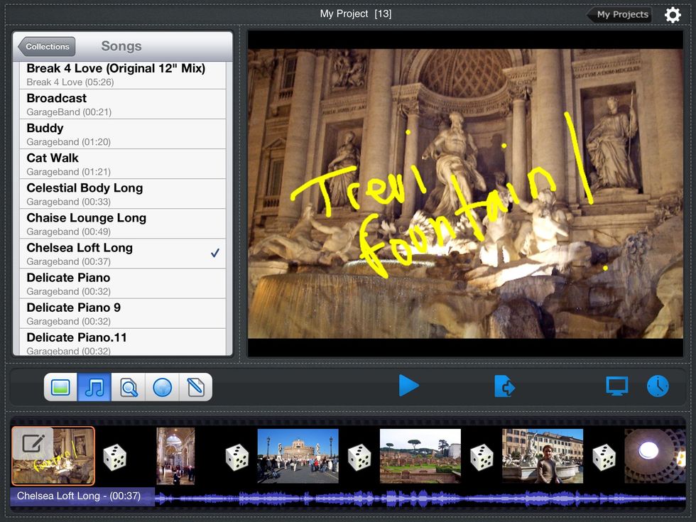 For example, you can use a drawing tool to draw directly on your photos.