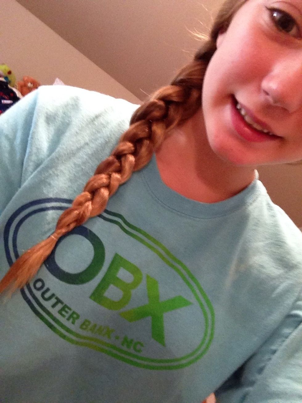 For hairstyles i either braid my hair