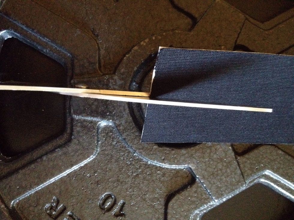 For isolating a sprained or hyperextended finger:  Cut a piece of tape equal to the lengthy from finger point to the bottom of the hand. Cut this piece in half along its length.