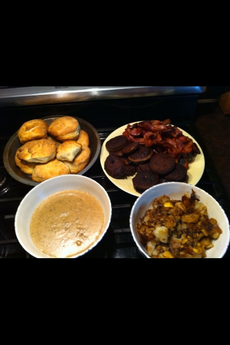 For leftover biscuits, place in Ziploc baggie, put in freezer for long term or refrigerator for short term. My youngest son sneaks and eats these out of the fridge like kids grab a cookie.