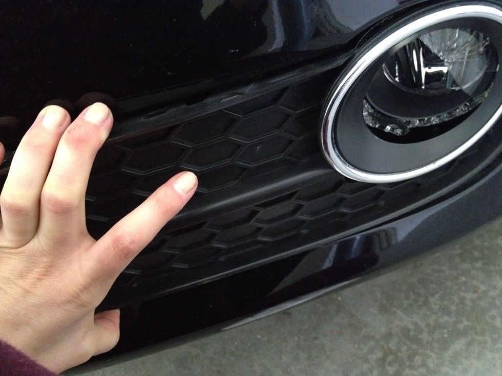 For me, the inner and middle clips came off easily. The outer clips were a pain. Slightly jiggle panel until it comes loose. Be careful not to pull too hard or twist so you don't break any clips.