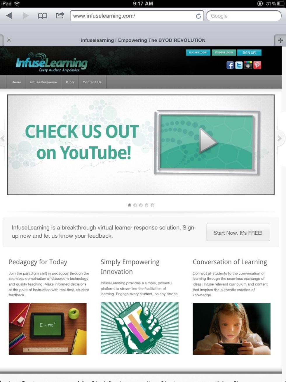 For more info and resources connect with us: via twitter @infuselearning, like us on Facebook, follow us on Pinterest, plus us on Google +, or subscribe to our YouTube channel. www.infuselearning.com