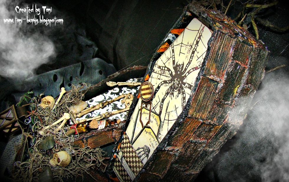 For more inspiration please follow us here: http://artanthologyinc.com/blog/  https://www.pinterest.com/artanthology/  https://www.facebook.com/groups/741057632686564/the texture on the coffin.