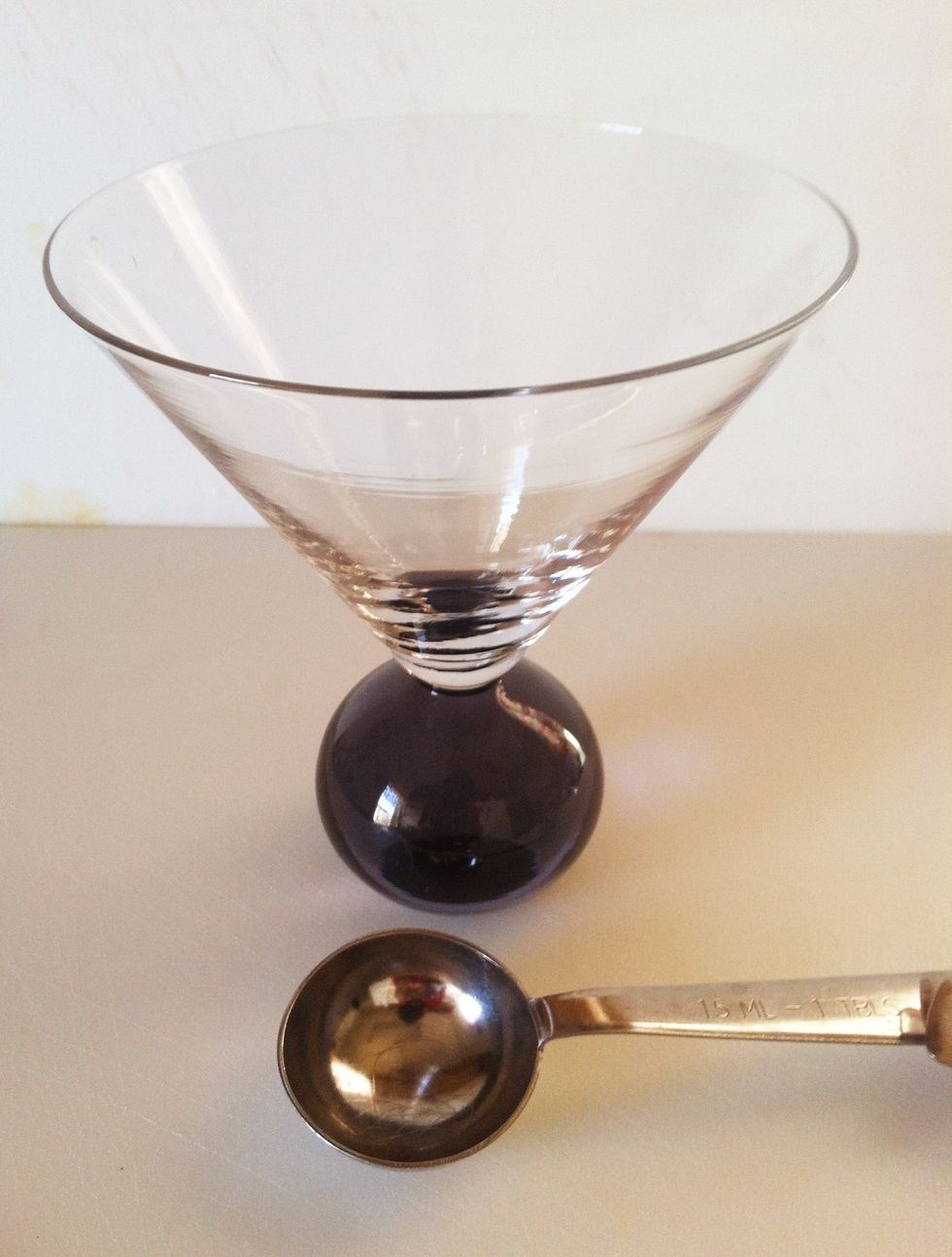For one serving, use a tablespoon to measure ingredients.