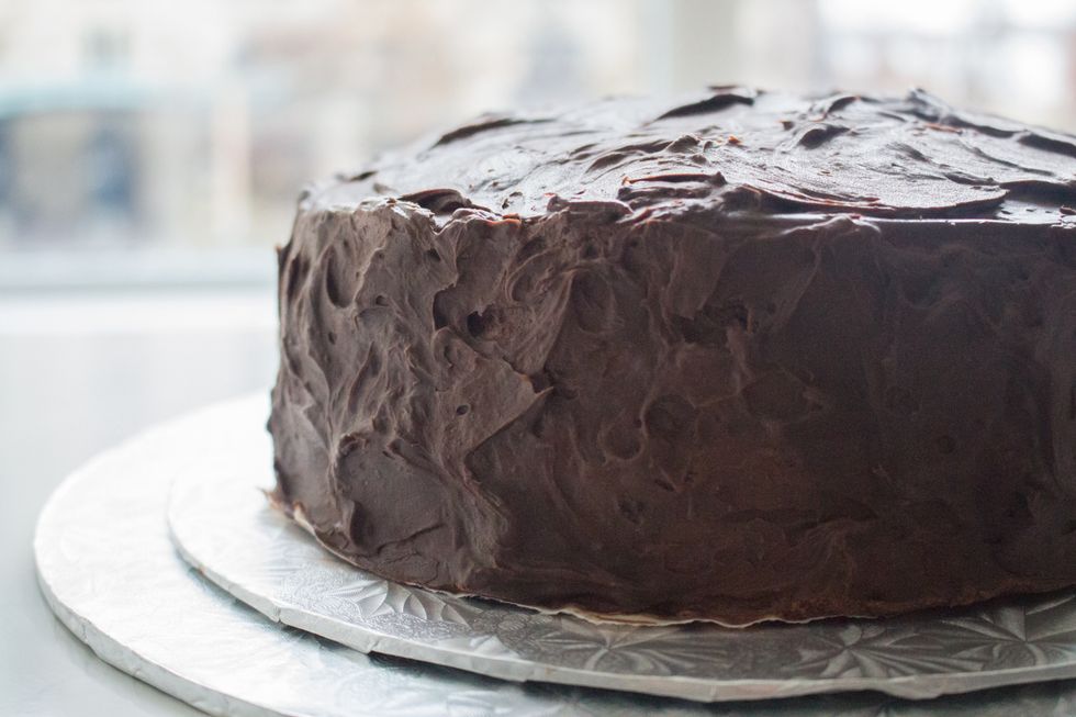 For original post: http://annezca.blogspot.ca/2015/11/multilayer-chocolate-mousse-cake.html