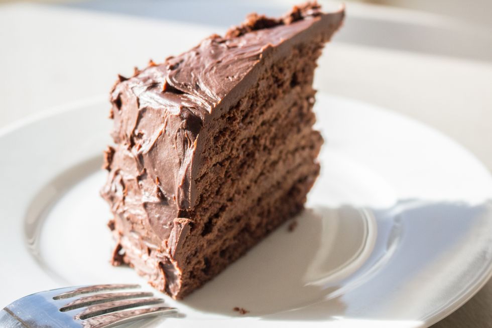 For original post: http://annezca.blogspot.ca/2015/11/multilayer-chocolate-mousse-cake.html