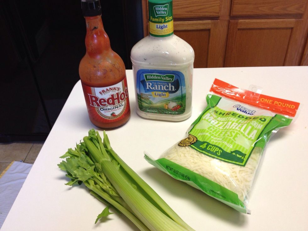 For shortcut, I use cooked rotisserie chicken from the store, take off the skin and chop up chicken.