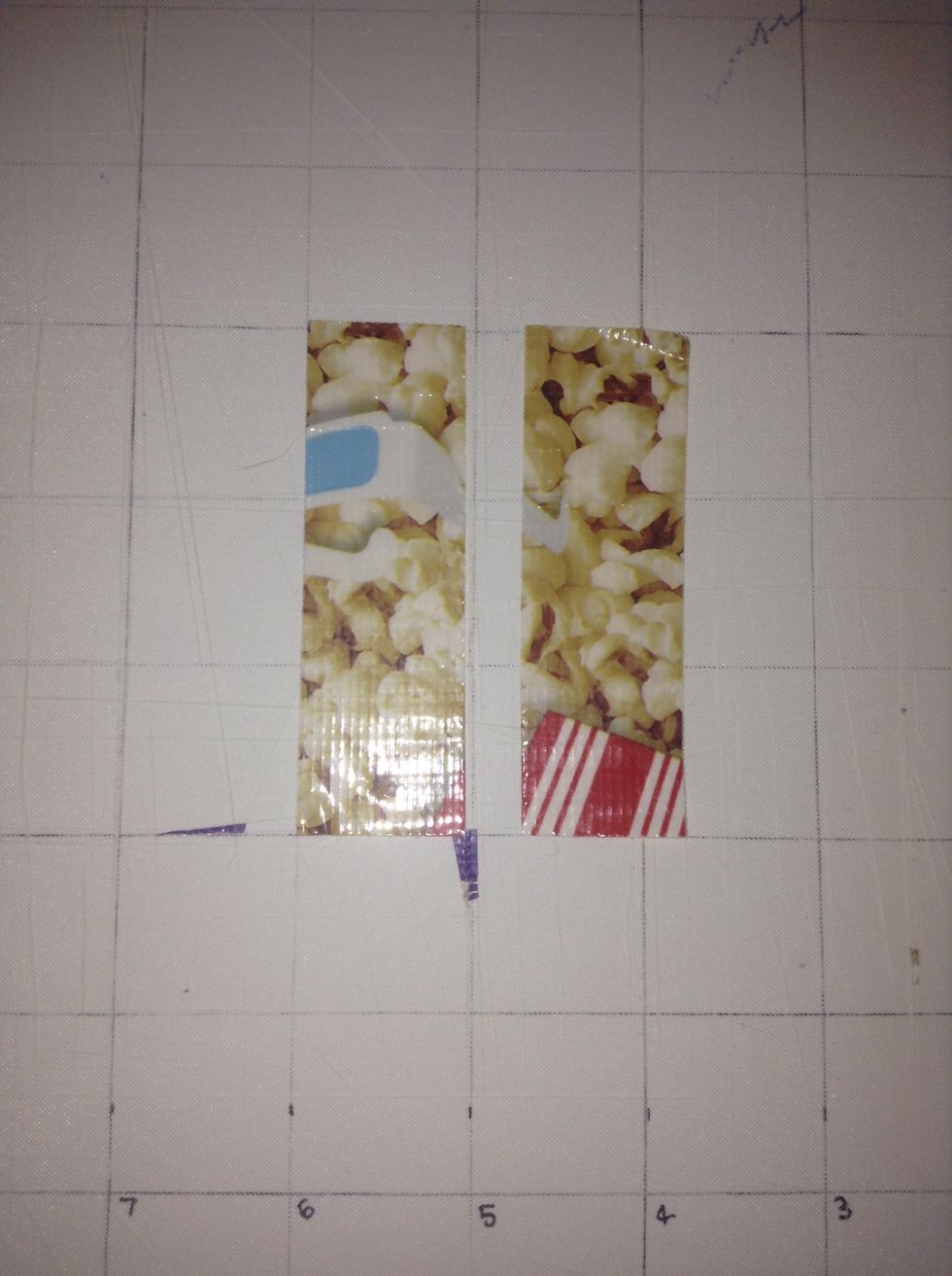 For the 3rd piece cut it in half.