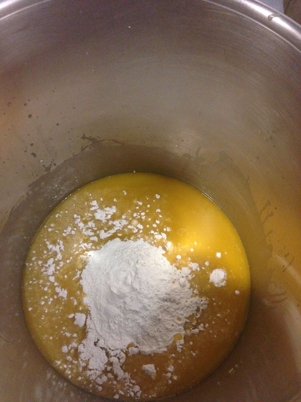 For the b\u00e9chamel we need to make a roux( same amount of flour and butter to make the sauce thicker