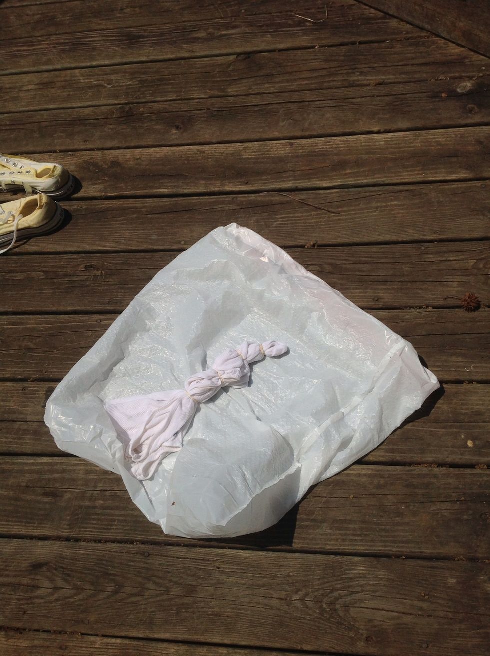 For the bullseye pattern just lift the shirt from the center and add rubber bands about an inch to an inch & a half apart, depending on how large you want your sections.