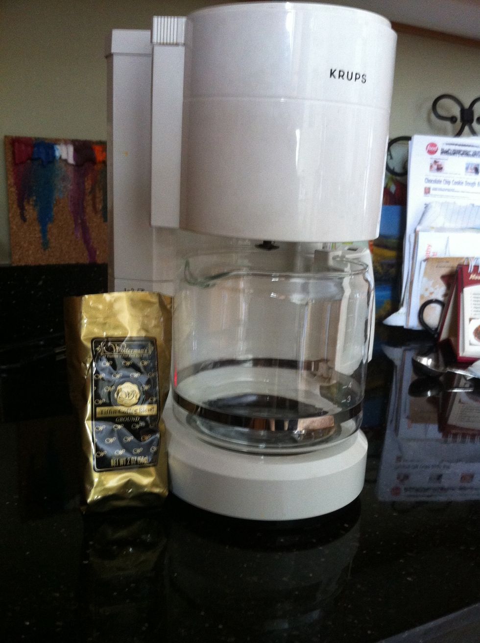 For the coffee either brew some...