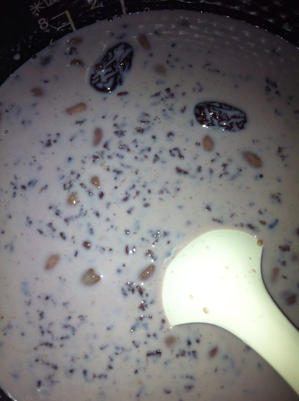 For the final part , when it's ready if you like you can also add one or two cup of milk, this soup is good for your health and good for kids . You can change the ingredients you like .