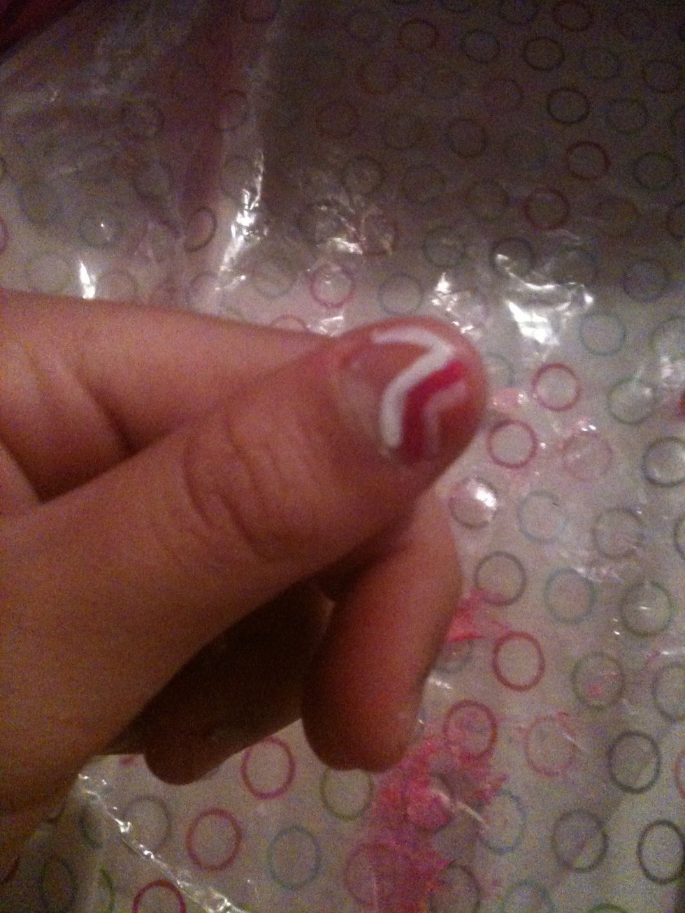 For the fourth you going to make a line at the top +the square corner