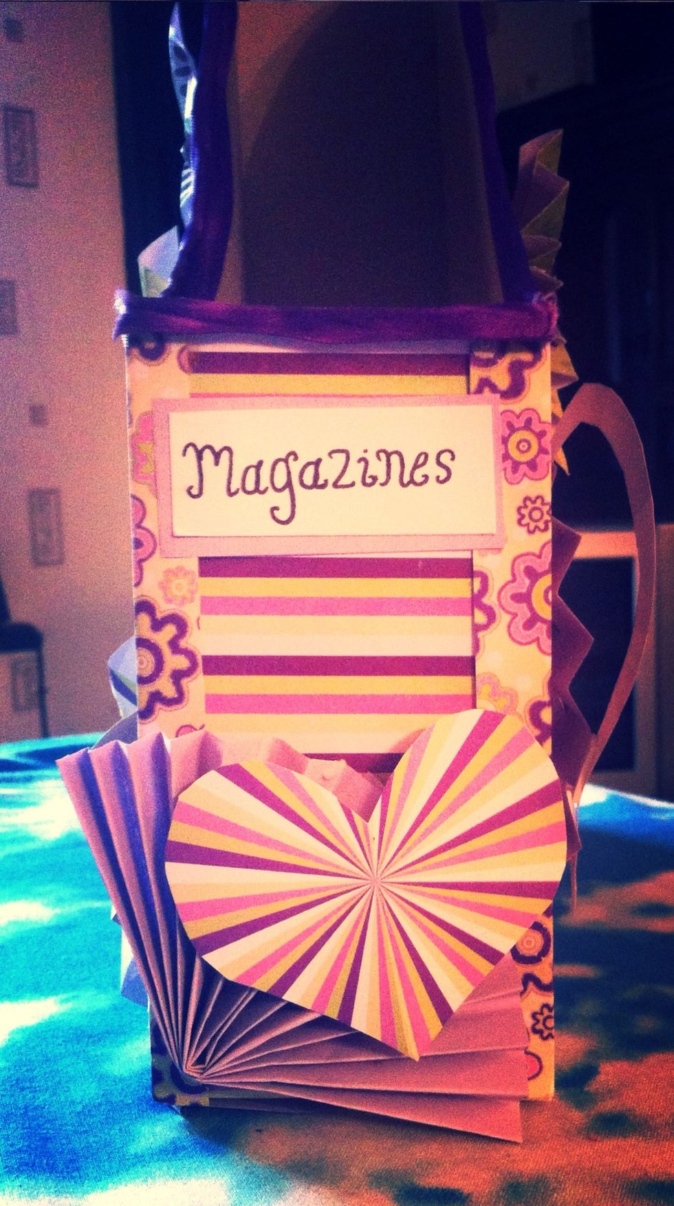 For the front I added a caption in fancy writing