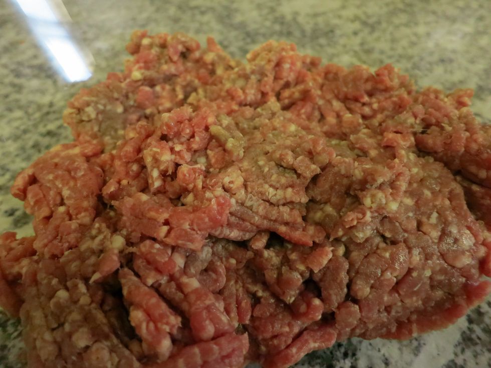 For the ingredients we need Ground Beef