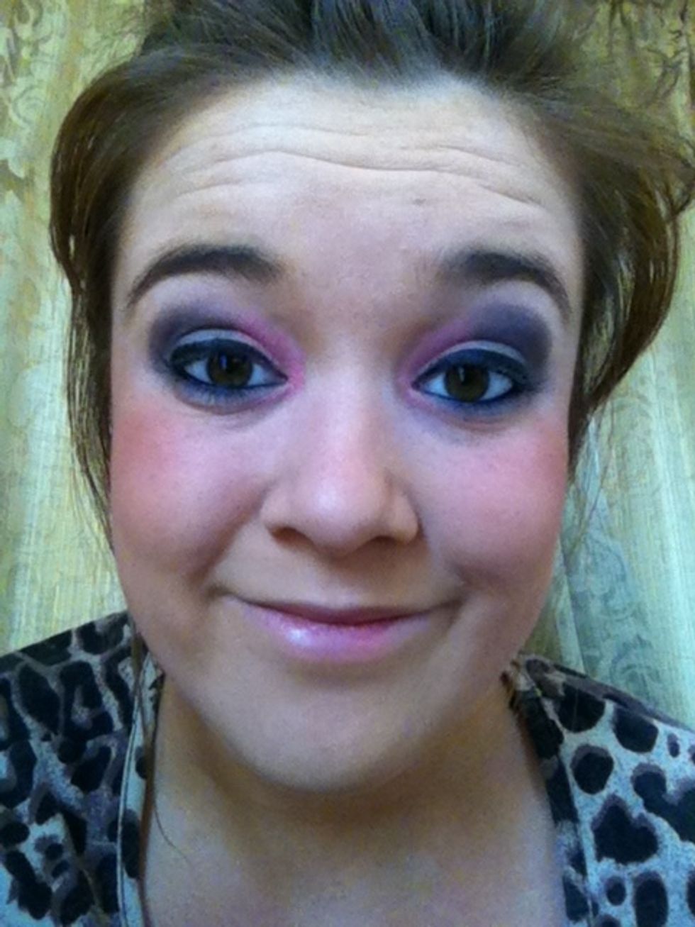 for the lower lid i used my miss sporty kohl kajal crayon shade 001 :)