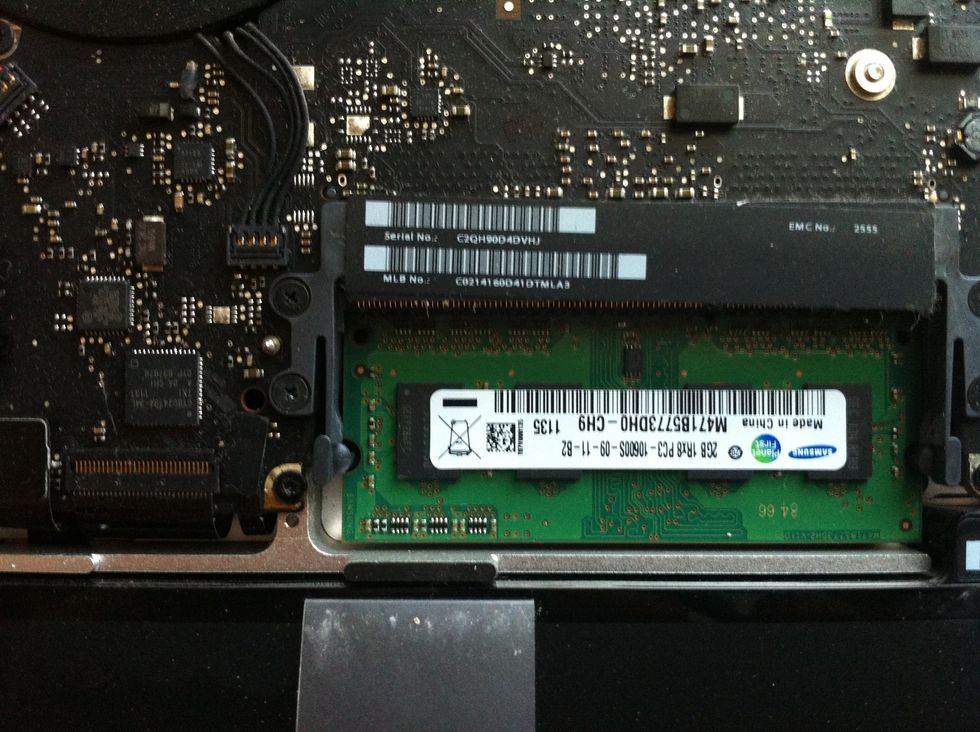 For the second ram located below the first ram it is little bit tricky