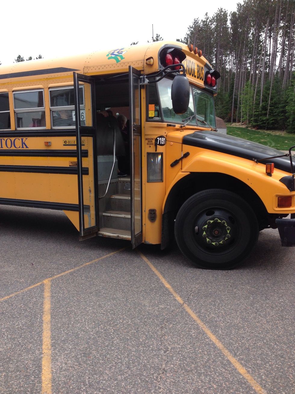 For the shopping day we order 2 busses, a walk on and a Wheelchair accessible one so that we can safely and easily bring both ambulatory and w/c residents. This is the ambulatory bus.