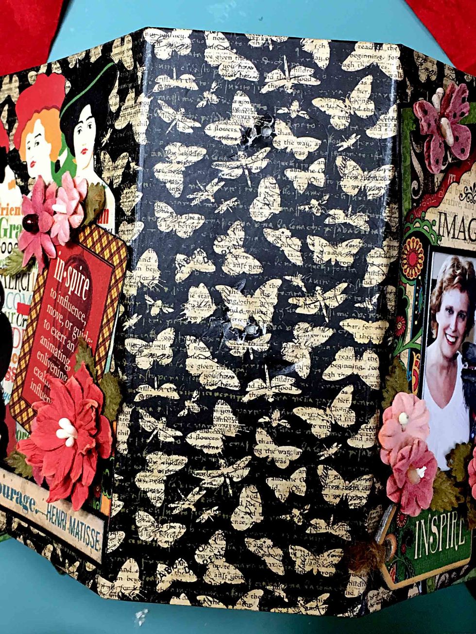 For the spine, carefully remove the label holder. I used a small screwdriver to pry it up.