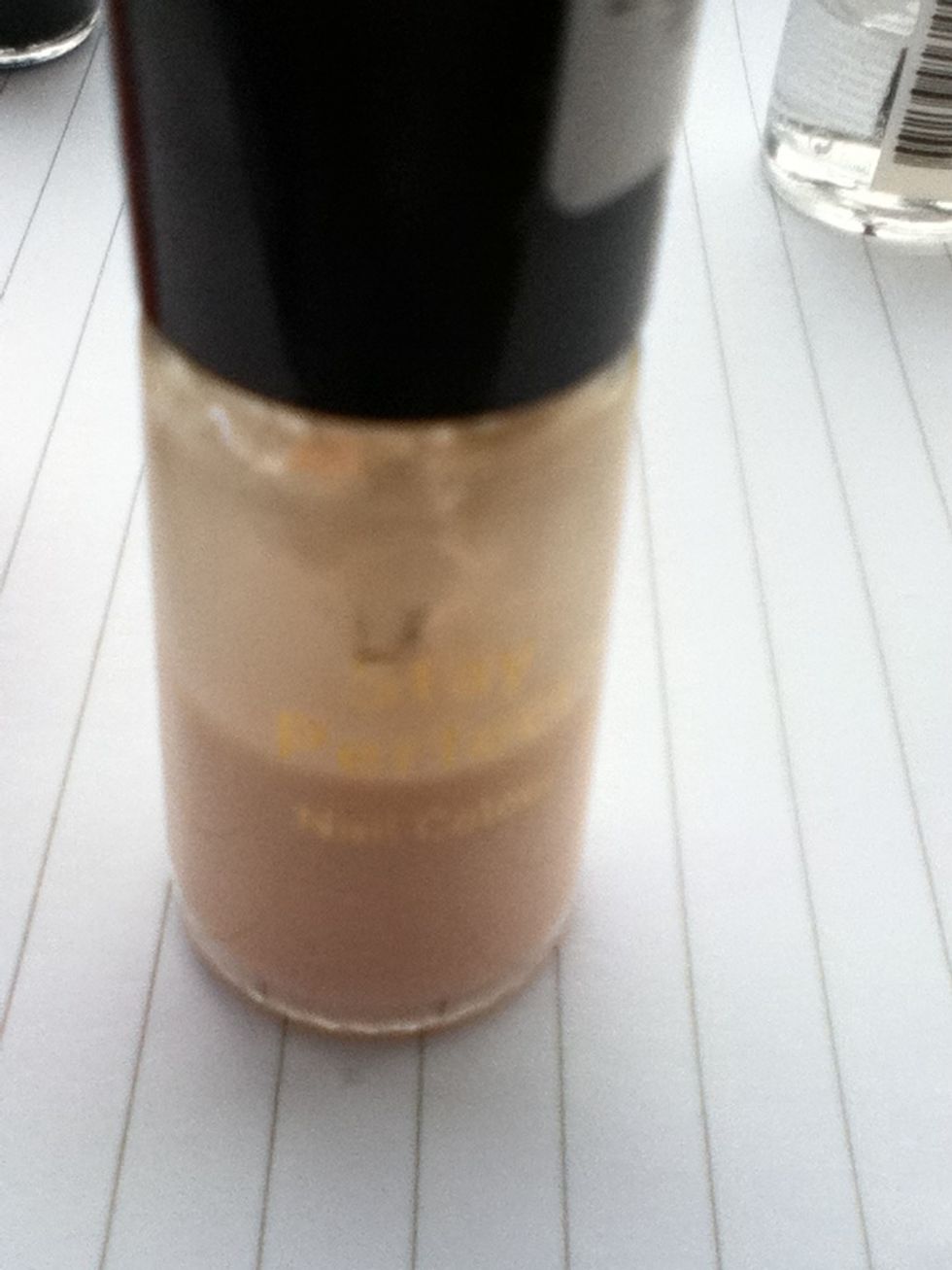 For the third design, get a beige nail polish.