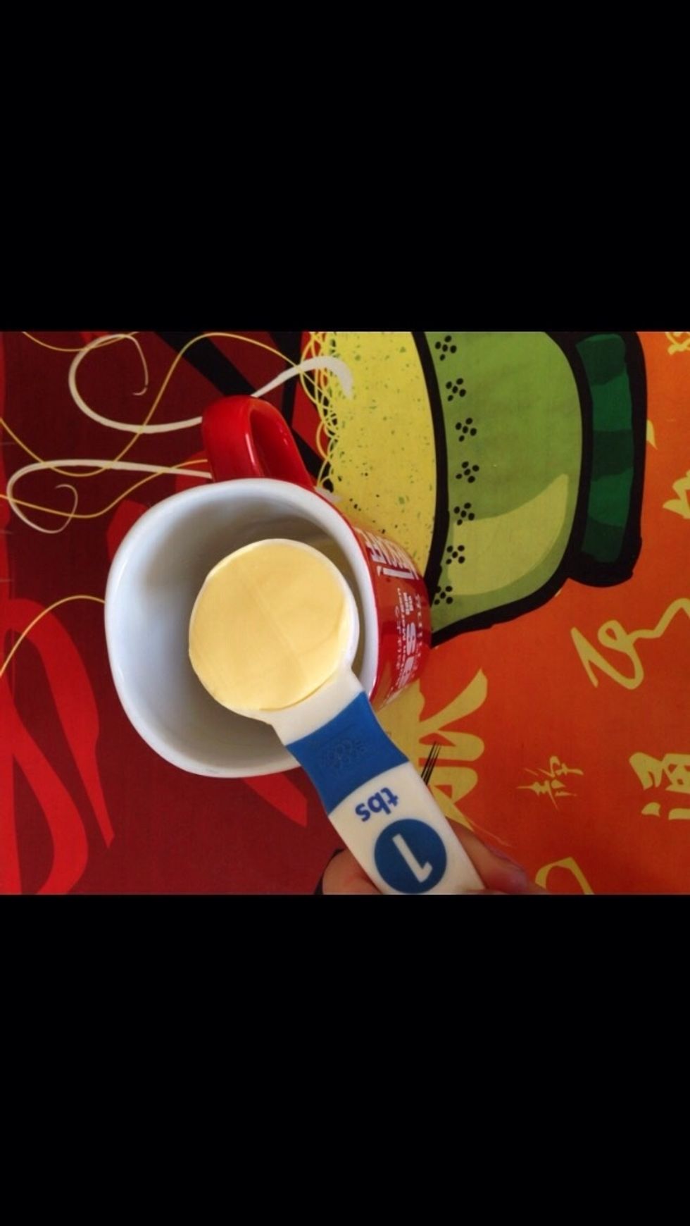 For the topic 1 tbs of butter