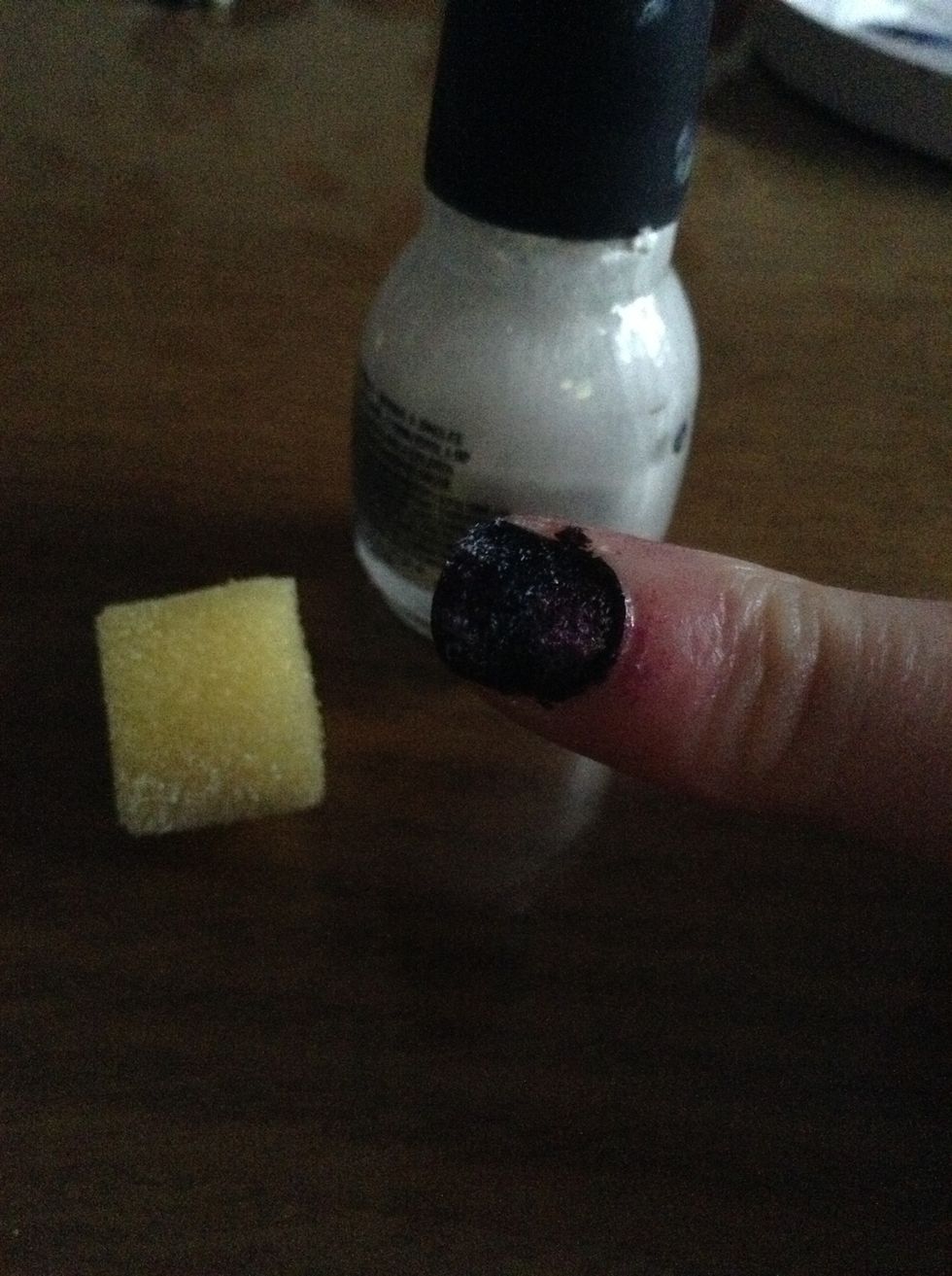 For the white, only add tiny amounts here and there.