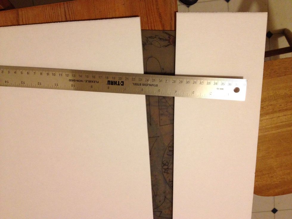 For this guide I cut my foam board to 6". Just wanted to save the rest for other projects. I bought my boards for $1 @ Dollar tree \ud83c\udf33