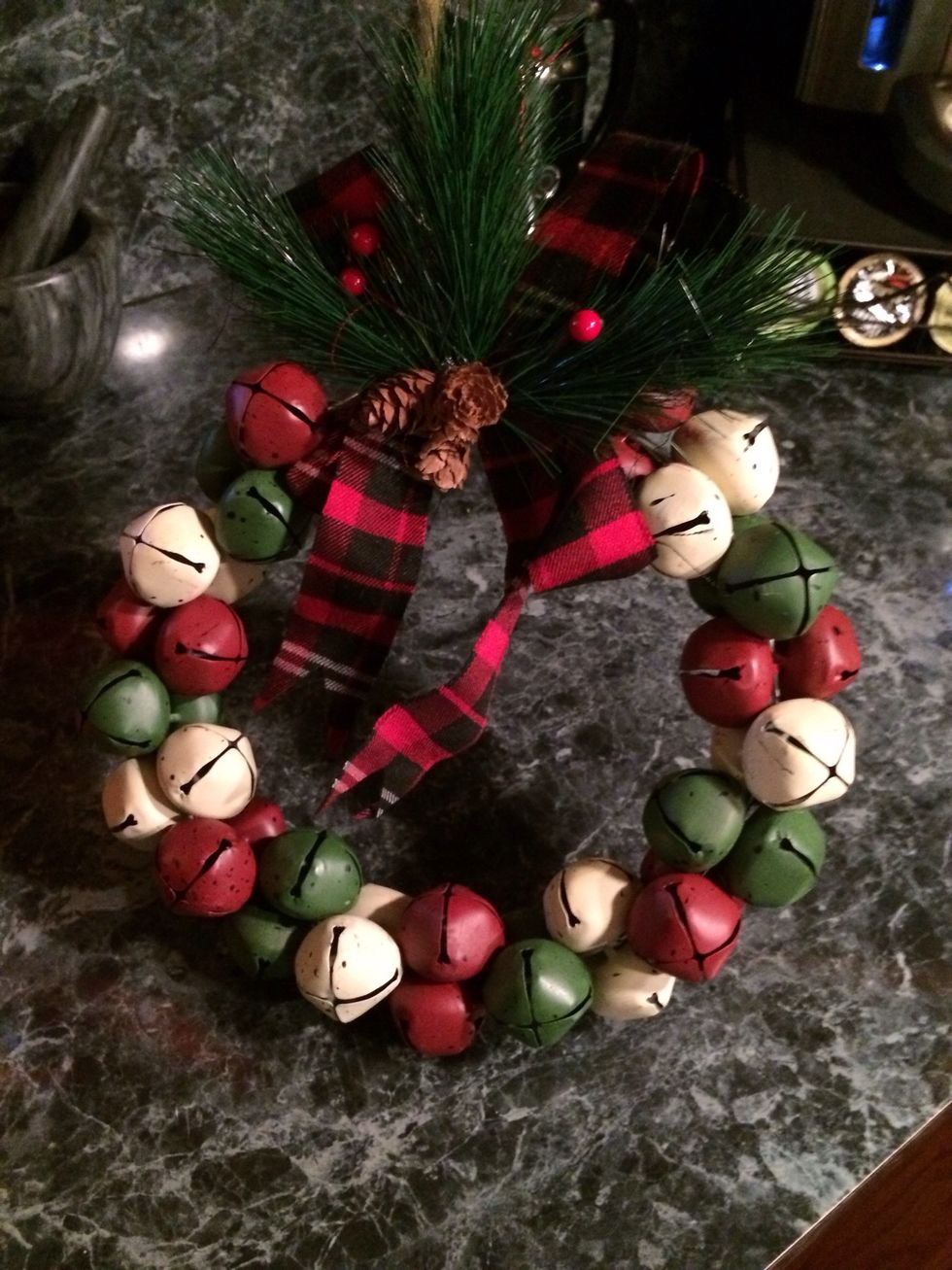 For this guide I have used a seasonal wreath. I usually change it up, depending on the season and holiday