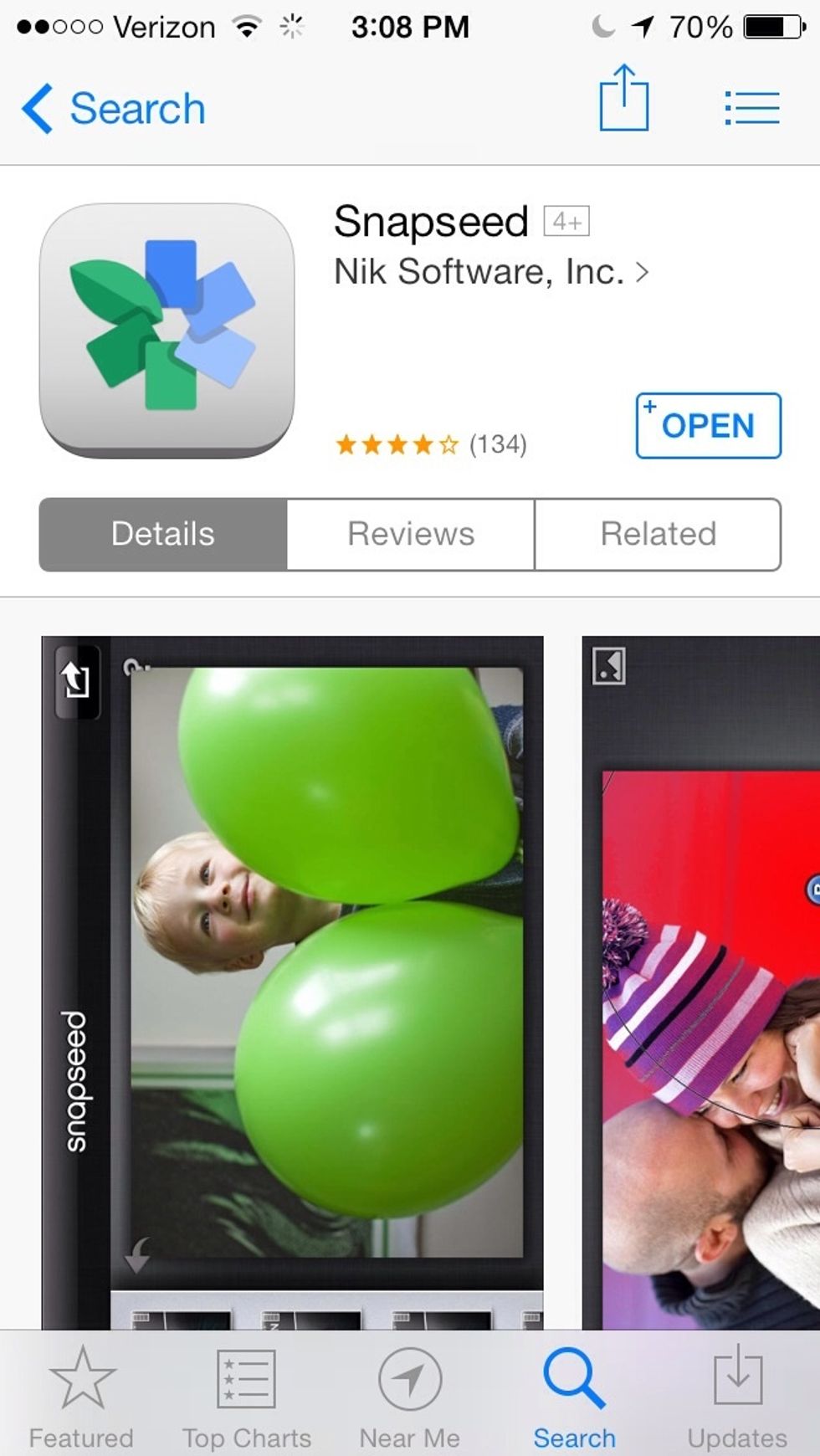 For this guide I will be using Snapseed ($5), however most editing apps on the App Store (free or paid) will have the same basic features and, depending on your needs, work just as well.