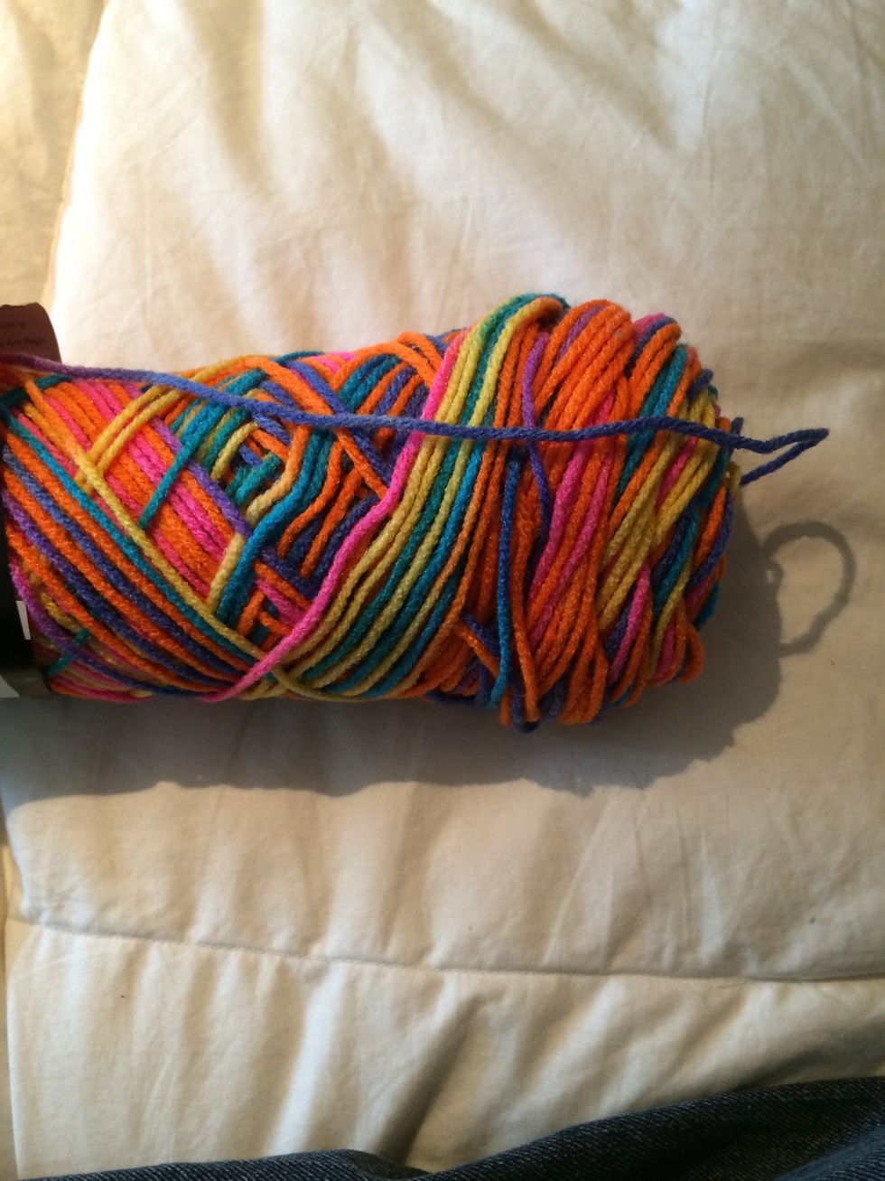 For this guide I will be using some yarn as requested by a user for thickness.