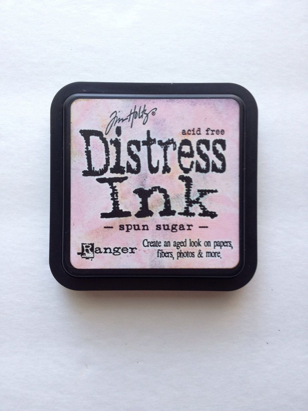 For this guide, we'll use a Tim Holtz Distress Ink pad. (You're free to use another brand. However, you'll need to make your own measurements and adjustments as they may differ from Tim's ink pads.)