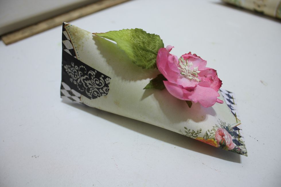 For this one I added a Petal Botanica Collections Blooms in Fuchsia