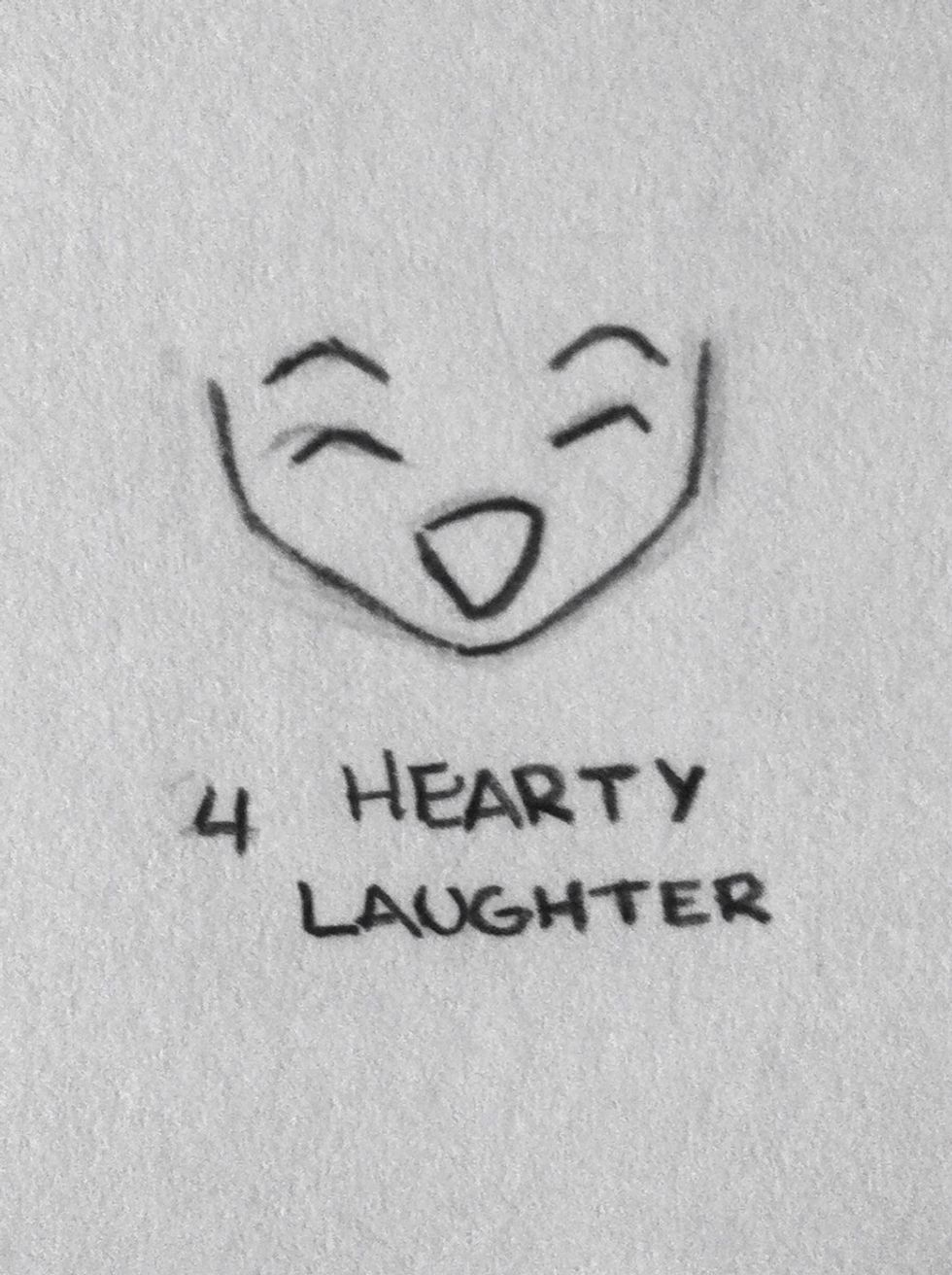 For this the eyes get closed and the mouth much bigger,..