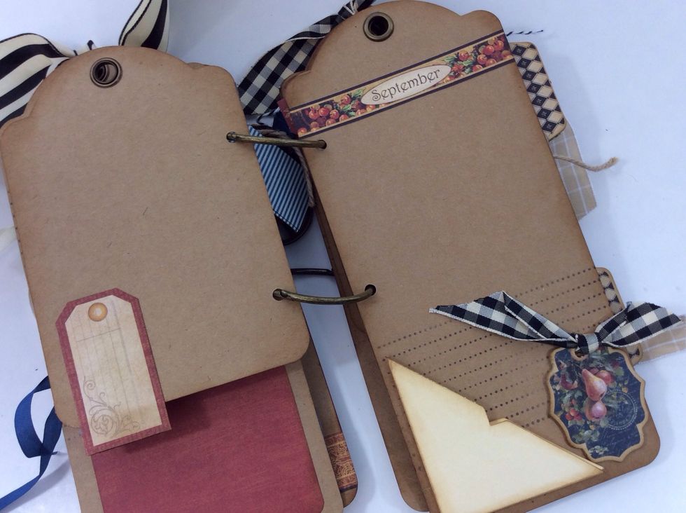 For younger gift givers, mom can help with ideas, (and maybe financing) and let the kids help decorate the themed monthly tags. Fun family time project!!