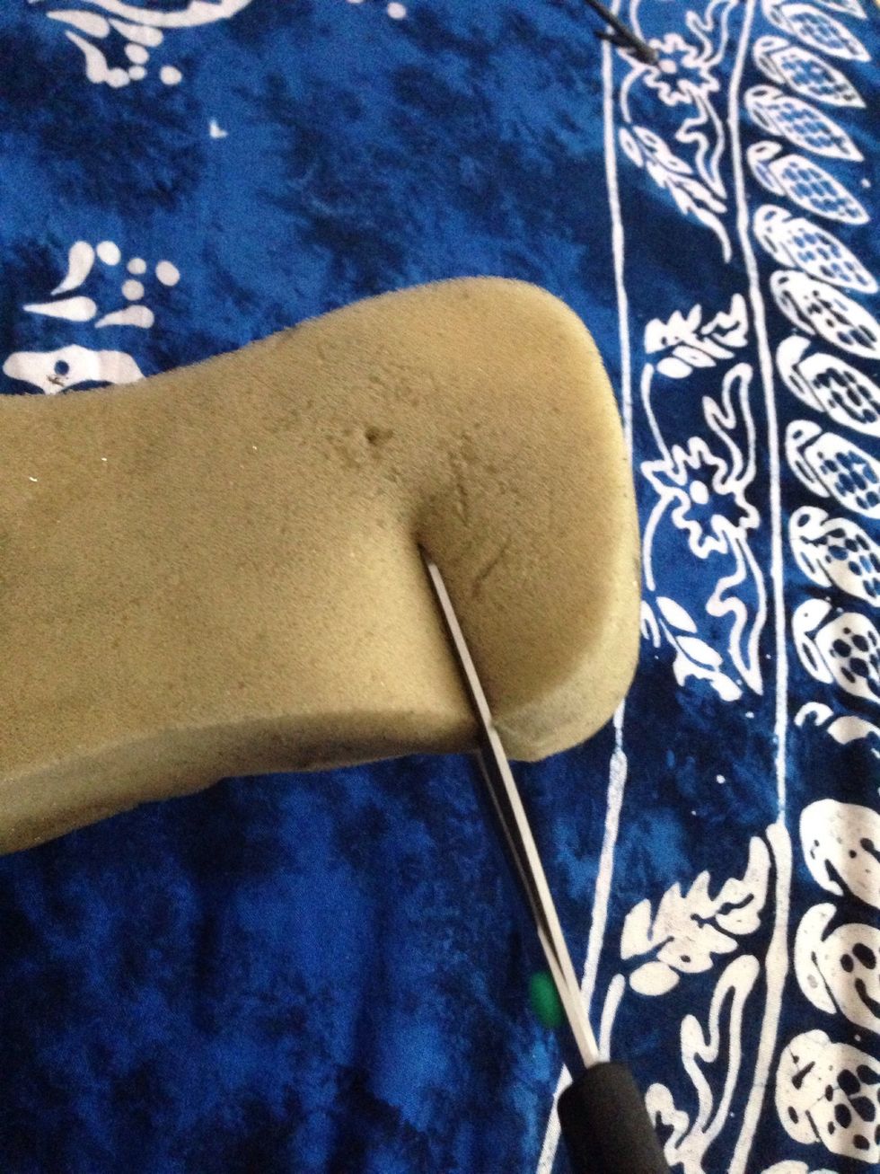 For your next step use a sponge to achieve a nice even and effective finish