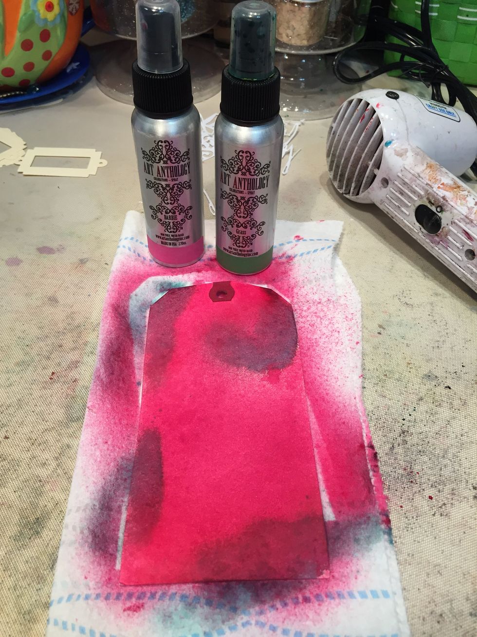 For your next tag, spray with Barbie and Grass.